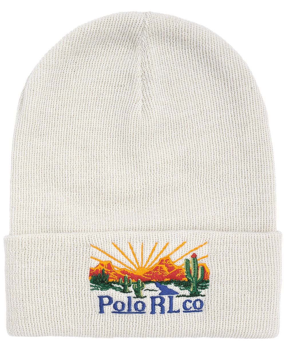 Polo Ralph Lauren Men's Desert Embroidered Polo Beanie