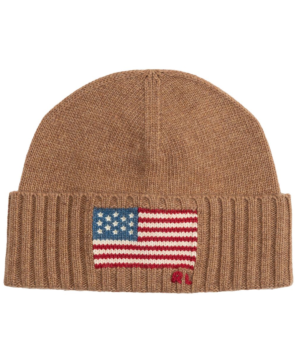Polo Ralph Lauren Men's RL Flag Beanie Hat
