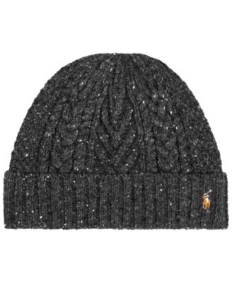Мужская шапка Polo Ralph Lauren Aran Tweed Beanie Hat