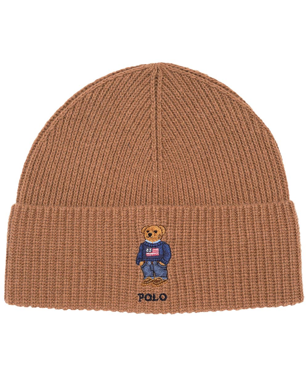 Шапка Polo Ralph Lauren Men's Solid Flag Bear Beanie