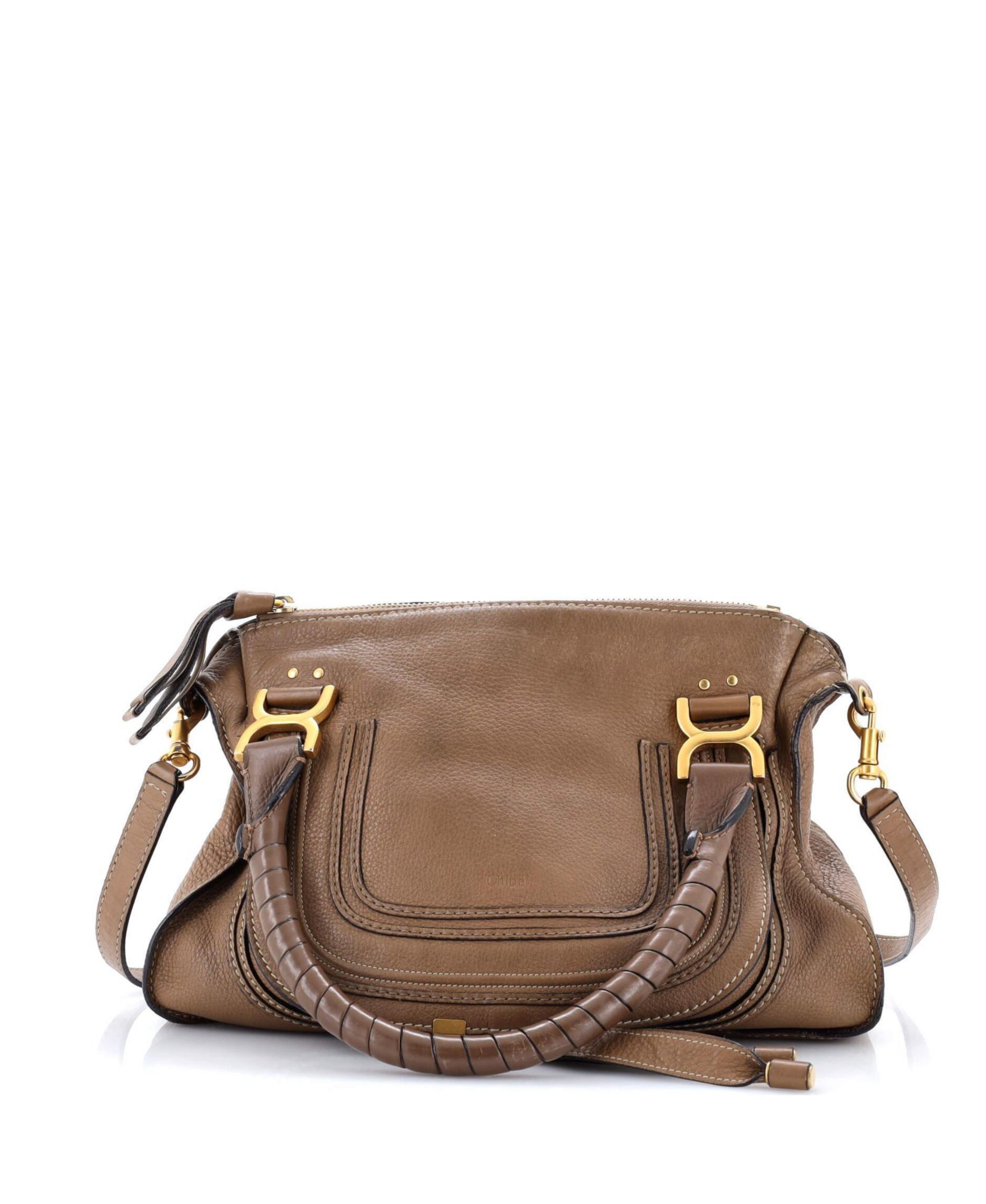 Pre-Owned Chloe Medium Marcie Satchel Leather