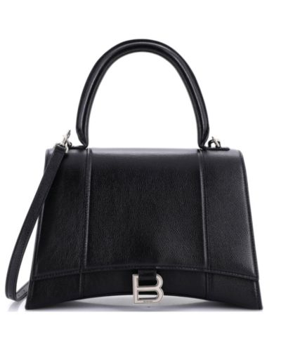 Кожаная сумка Balenciaga Medium Hourglass Top Handle (б/у)