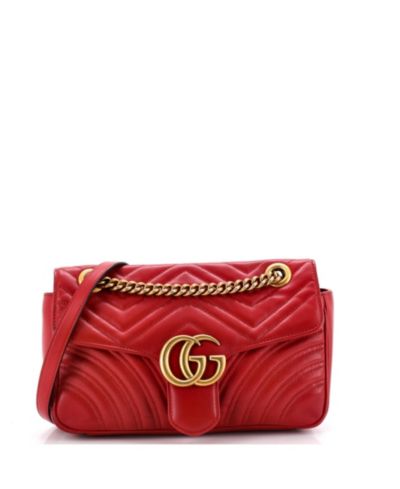 Pre-Owned Gucci сумка на плечо GG Marmont Matelasse из кожи