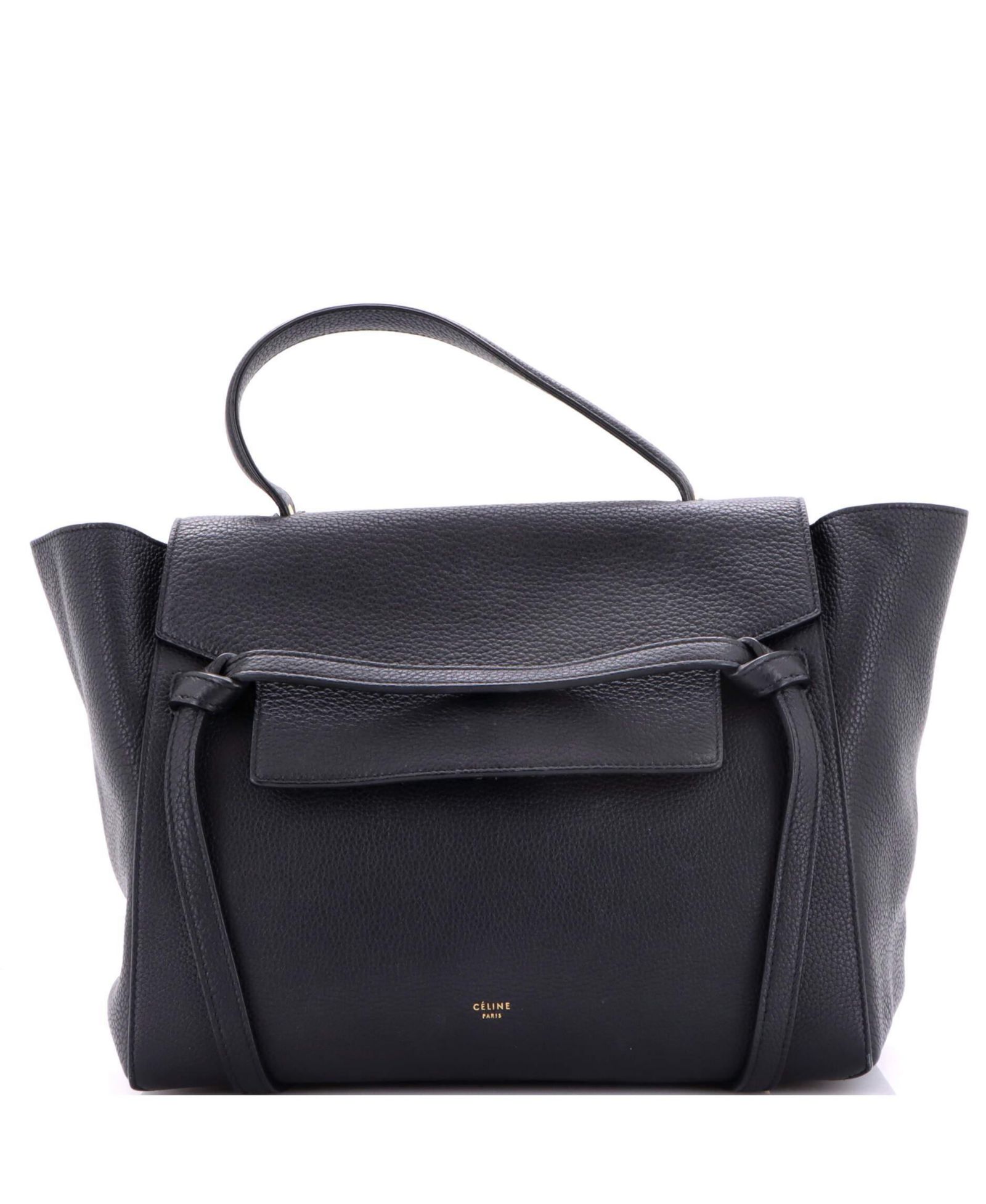 Pre-Owned Celine Mini Belt Bag Textured Leather