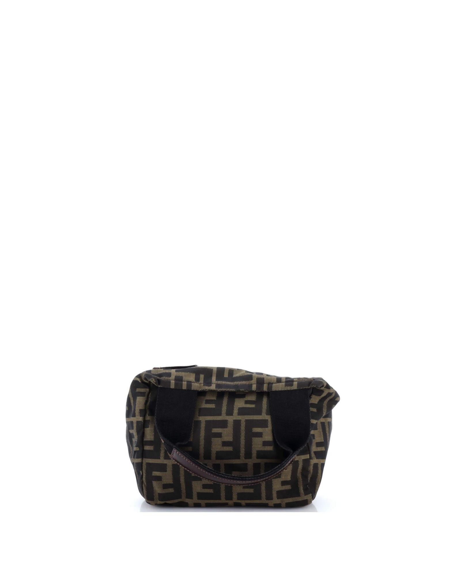 Pre-Owned Fendi Mini Vintage 1925 Cosmetic Tote Zucca Canvas