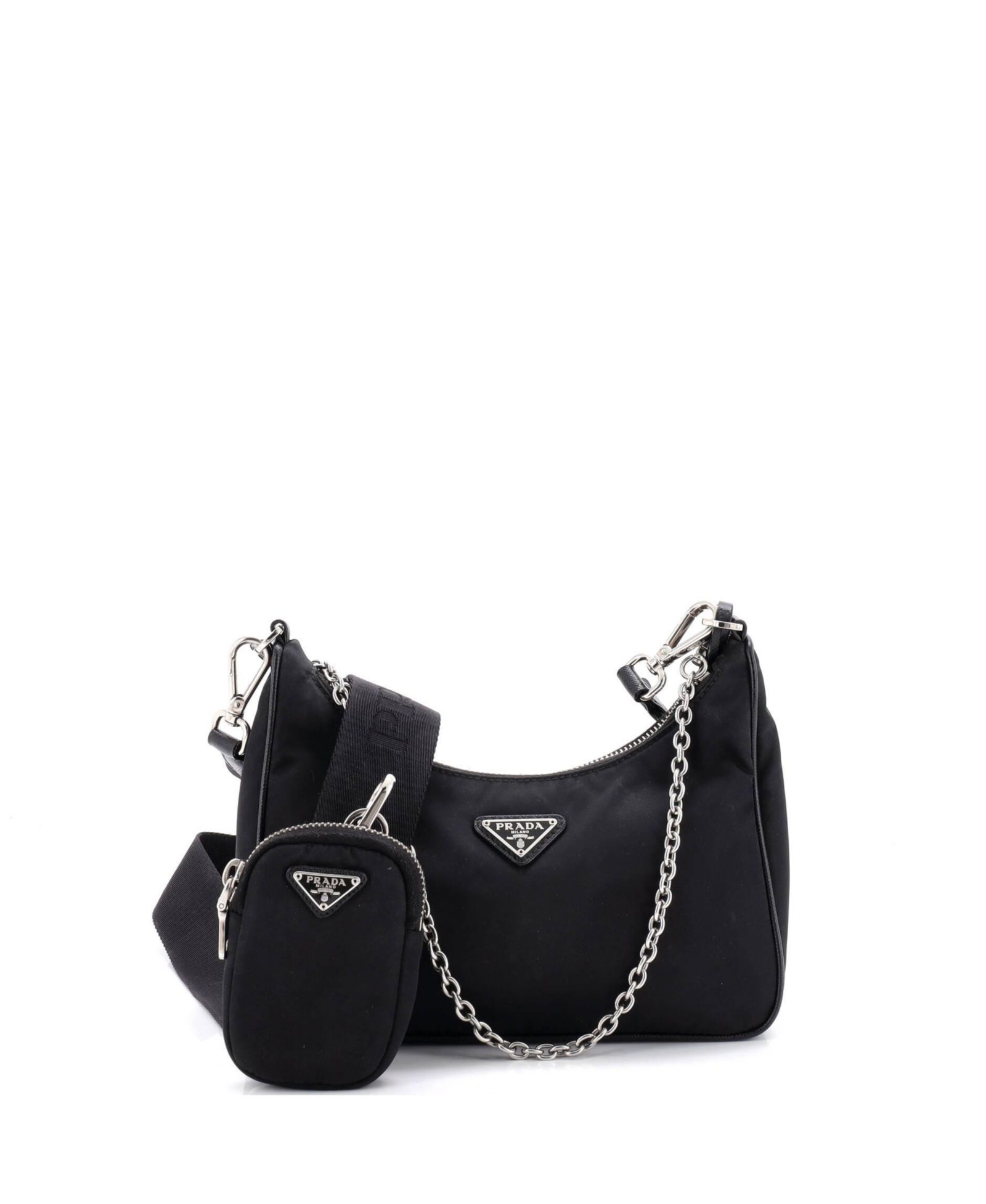 Б/у сумка на плечо Prada Small Re-Edition 2005 Tessuto
