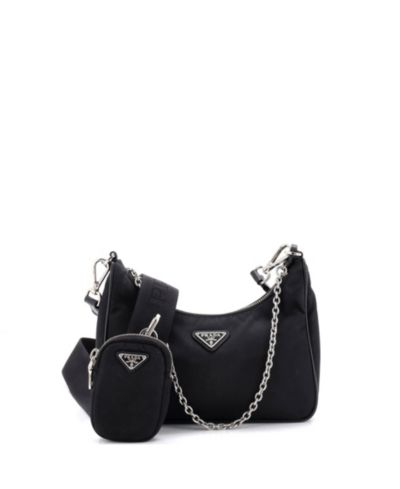 Б/у сумка на плечо Prada Small Re-Edition 2005 Tessuto