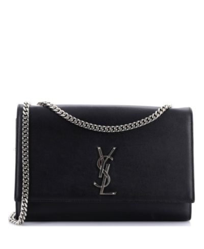 Pre-Owned Saint Laurent Large Classic Monogram Crossbody Bag Grainy Leather