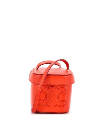 Маленькая кожаная сумка Celine Small Cuir Triomphe Box (б/у)