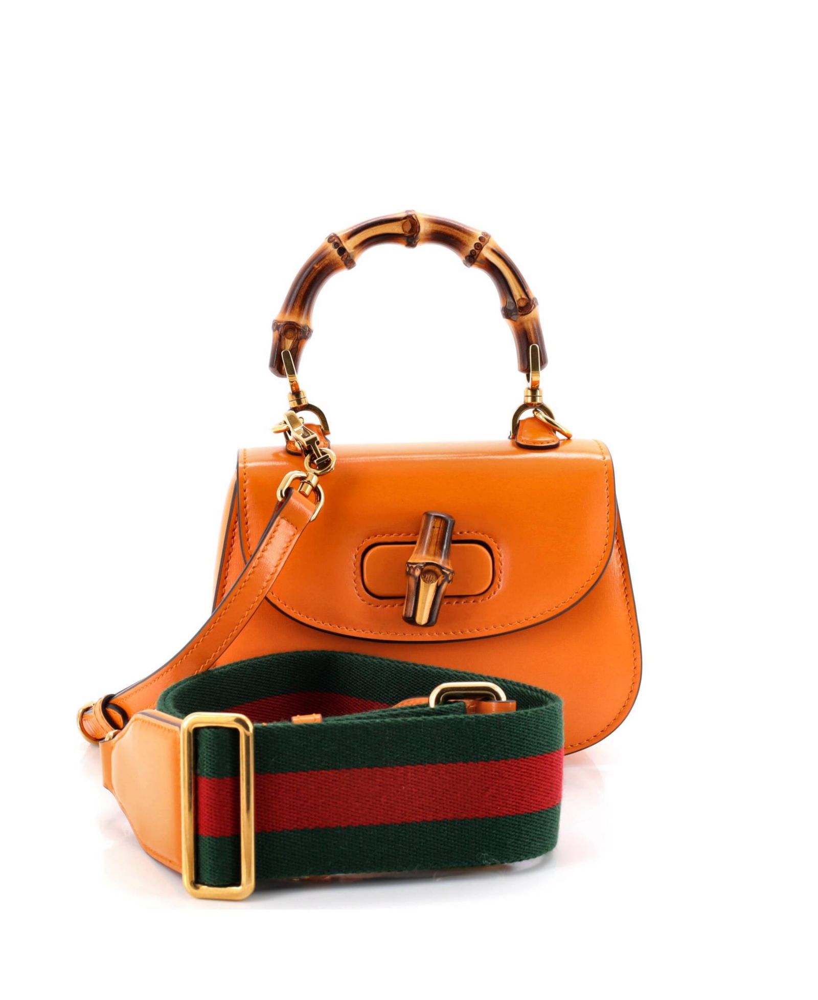 Сумка Gucci Mini Bamboo 1947 Top Handle Leather