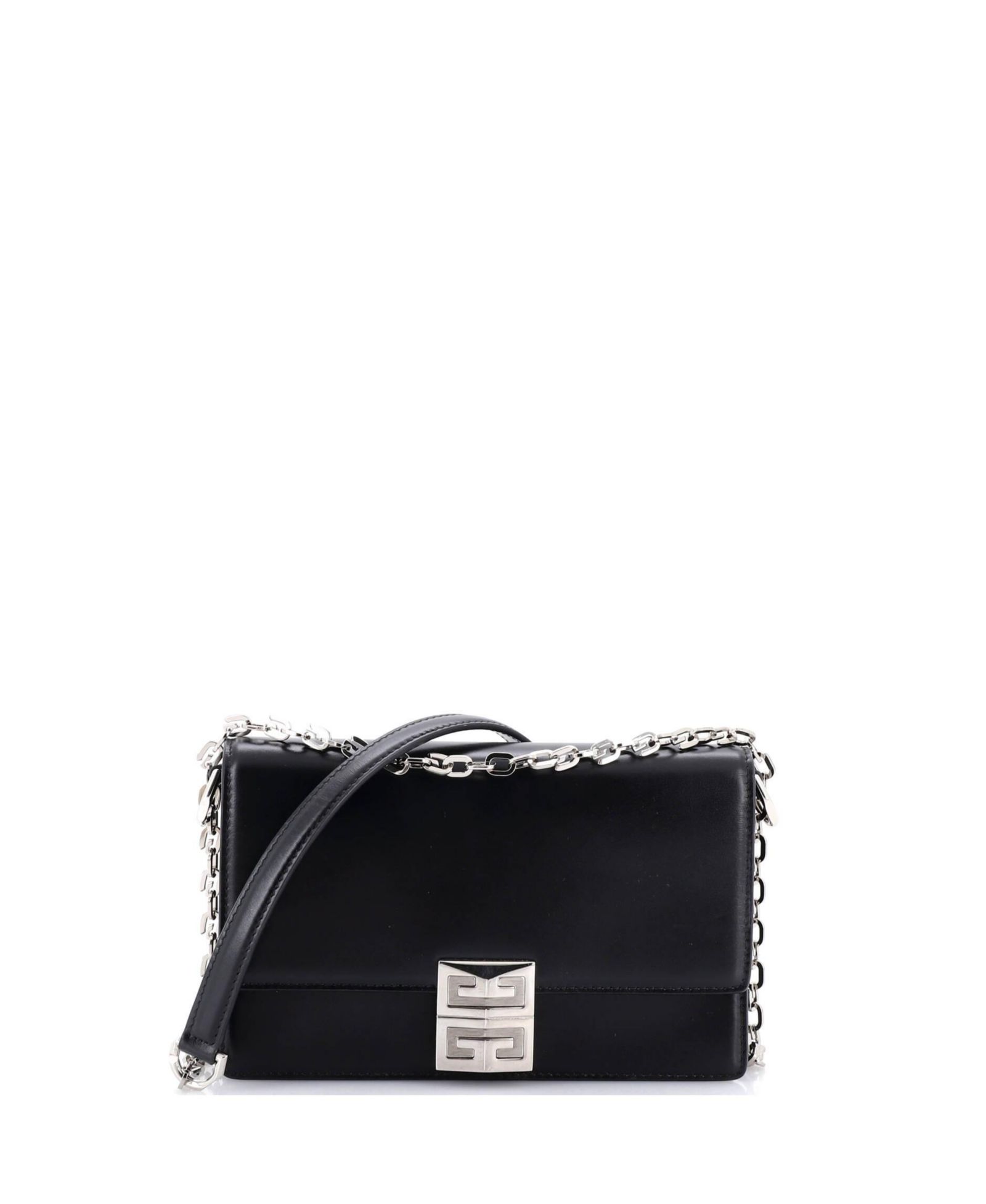 Pre-Owned Givenchy Small 4G Chain Crossbody Bag Leather