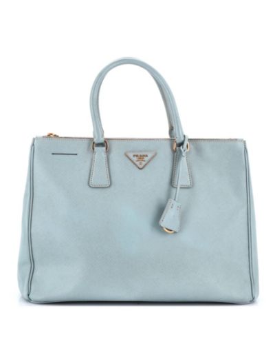 Pre-Owned Prada Large Double Zip Lux Tote Saffiano Leather