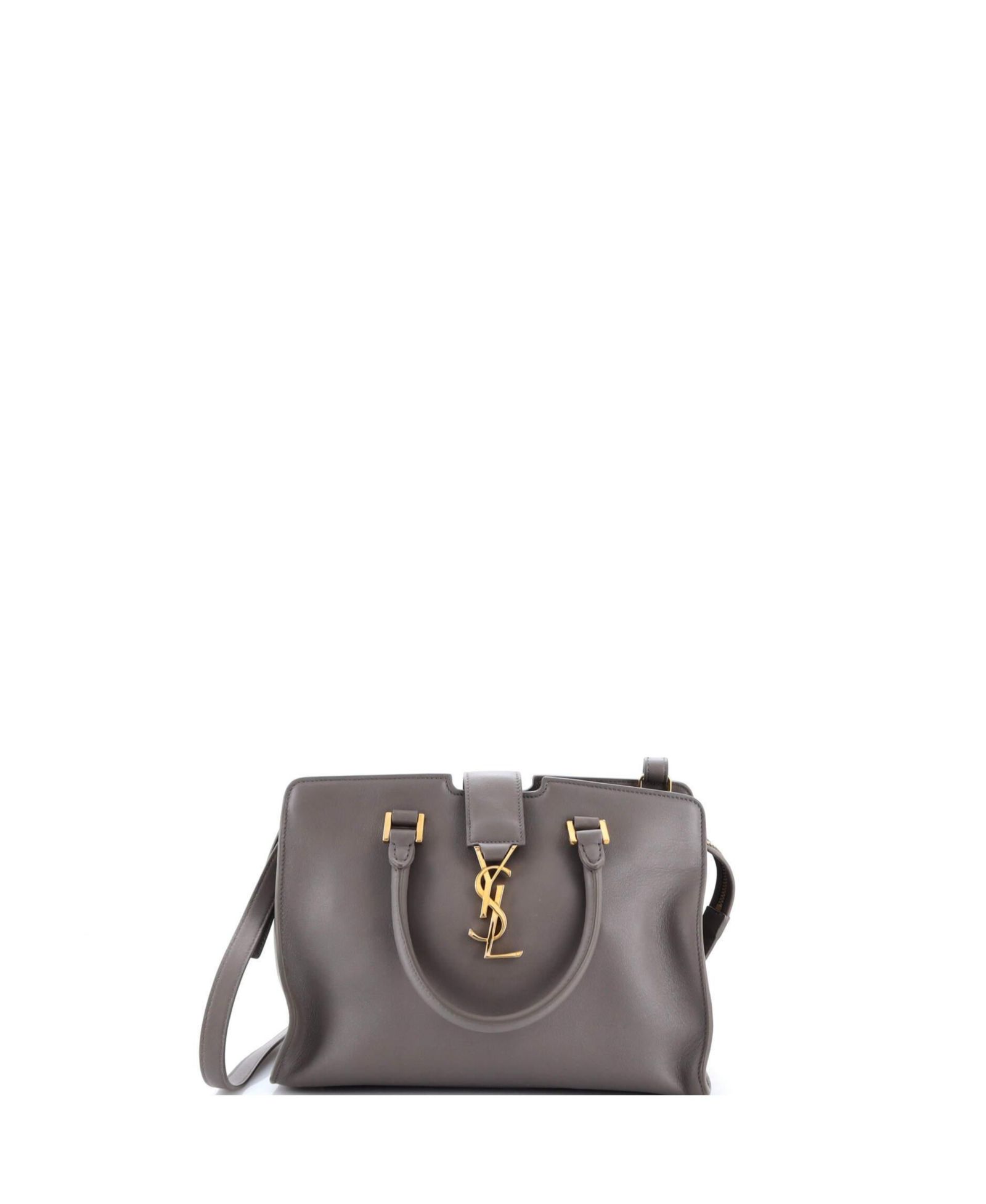 Кожаная сумка Saint Laurent Baby Monogram Cabas, б/у