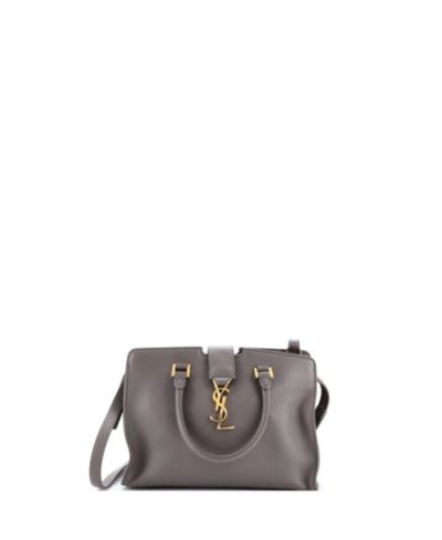 Кожаная сумка Saint Laurent Baby Monogram Cabas, б/у