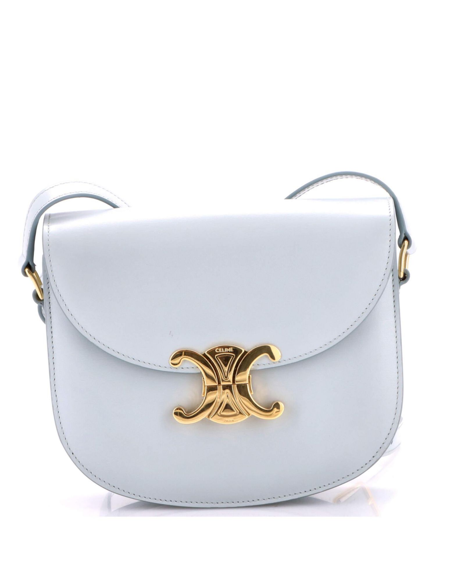 Женская сумка Pre-Owned Celine Triomphe Besace Clea Flap Leather
