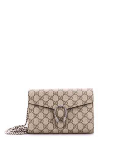 Pre-Owned Gucci кошелек Dionysus Chain из полотняного канваса GG