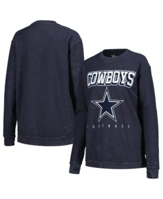 Женская свитшот G-III 4Her by Carl Banks Navy Dallas Cowboys Comfy Cord Pullover