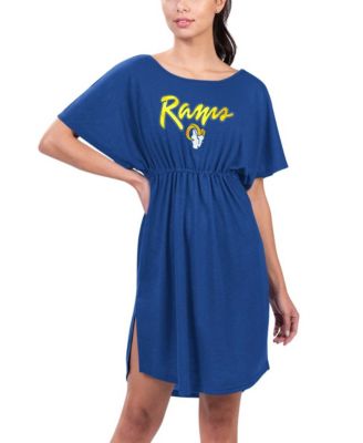G-III 4Her by Carl Banks Women's Royal Los Angeles Rams Versus Swim Cover-Up