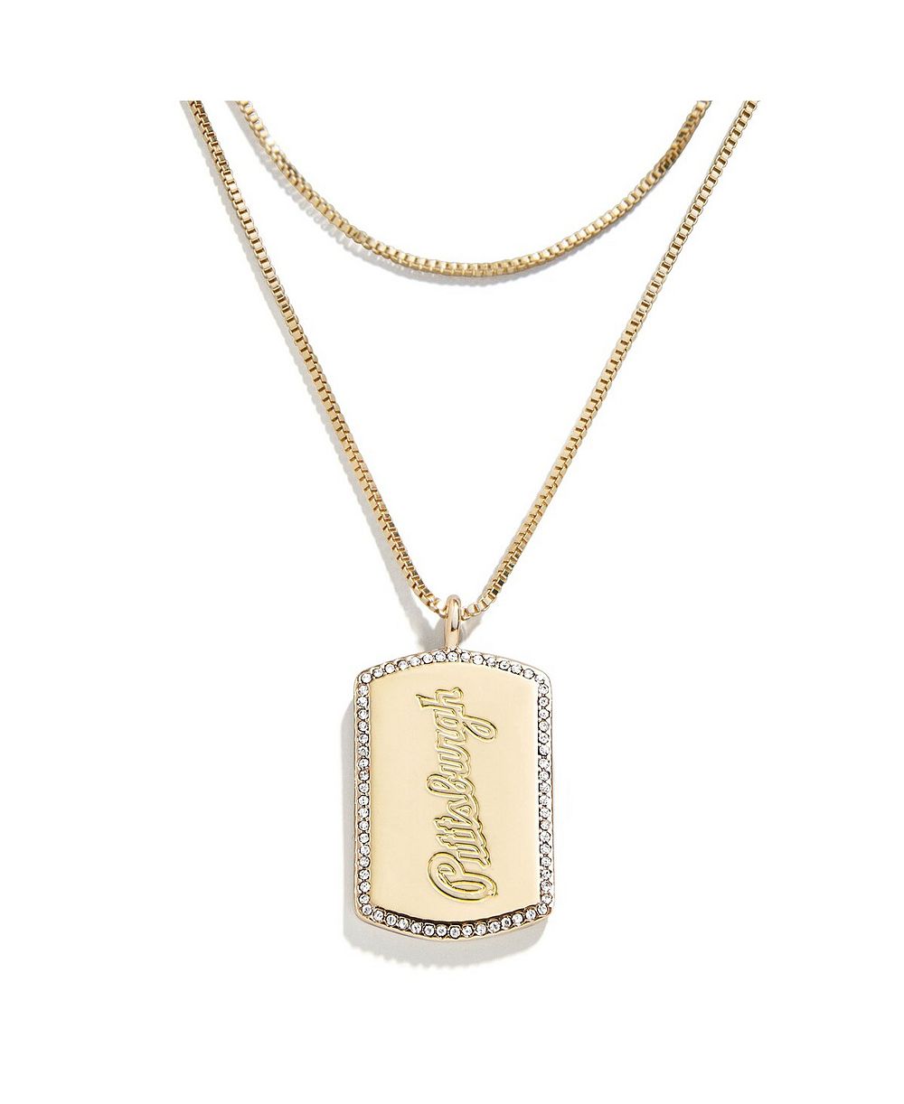 Ожерелье-жетон WEAR by Erin Andrews x Baublebar Pittsburgh Pirates
