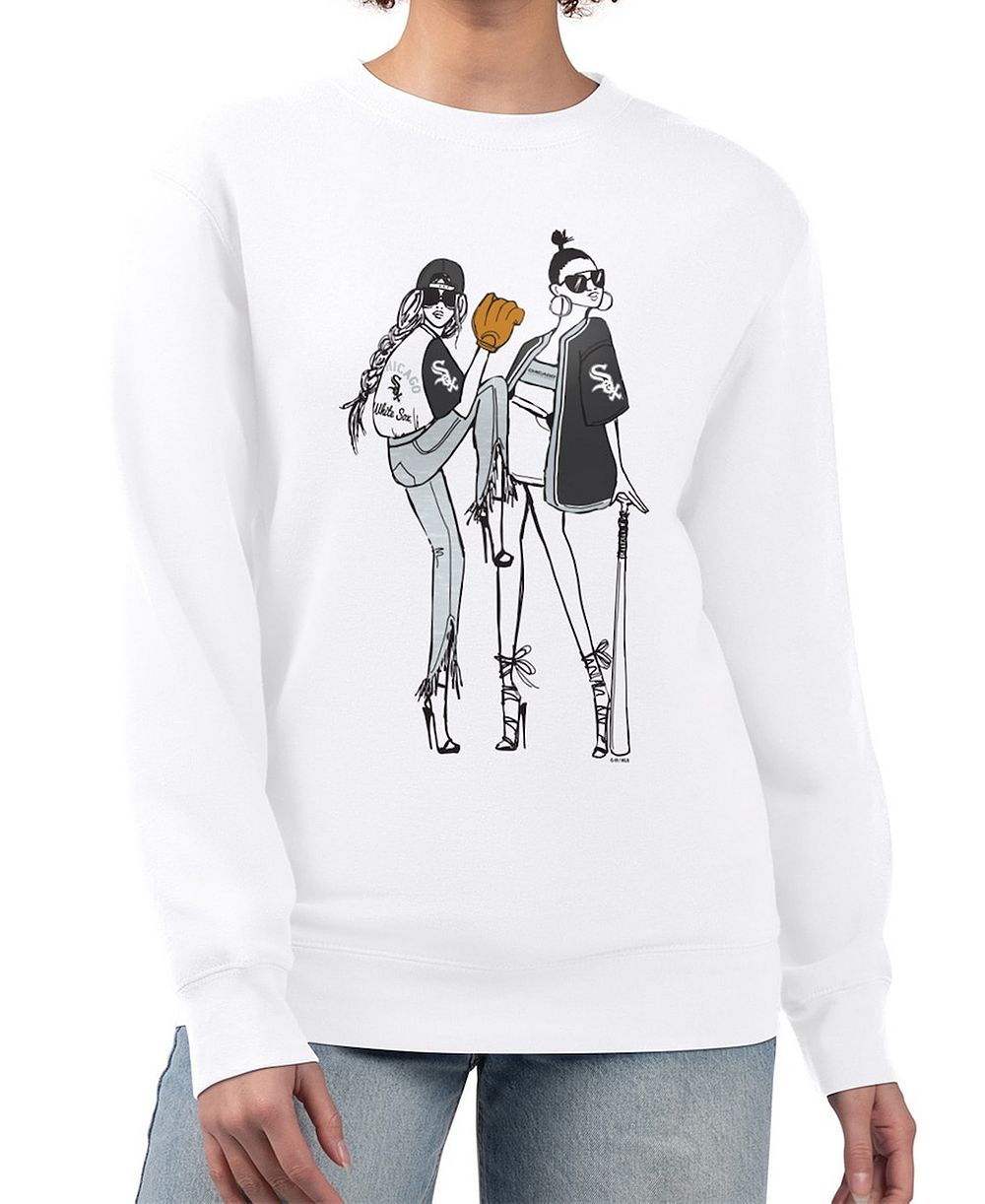 Женский флисовый свитшот G-III 4Her by Carl Banks Chicago White Sox, белый