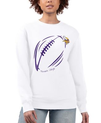 Женская флисовая толстовка G-III 4Her by Carl Banks Minnesota Vikings Graphic Fleece Pullover