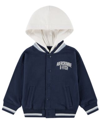 Детский бомбер abercrombie kids Toddler Boys' 2T-4T Varsity Fleece