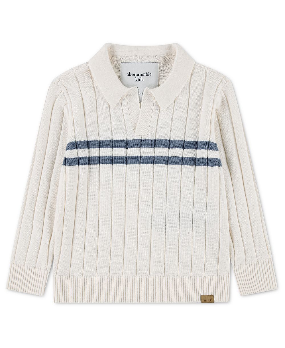 abercrombie kids детский свитер с длинным рукавом Johnny Chest Stripe для мальчиков 2T-4T