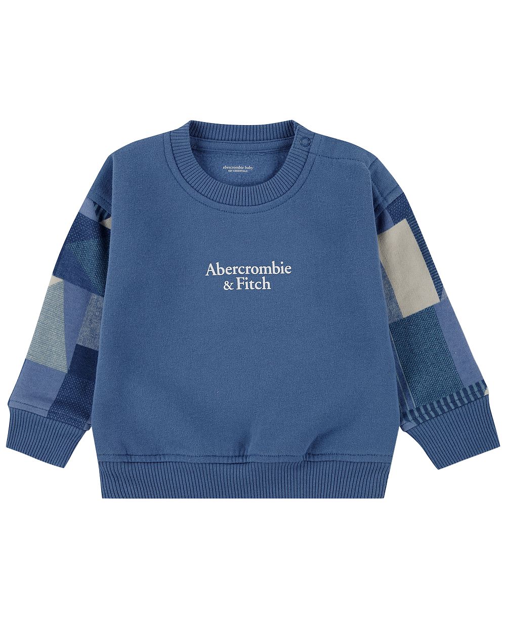 Детский лонгслив abercrombie kids Baby Boys' Essential Patchwork