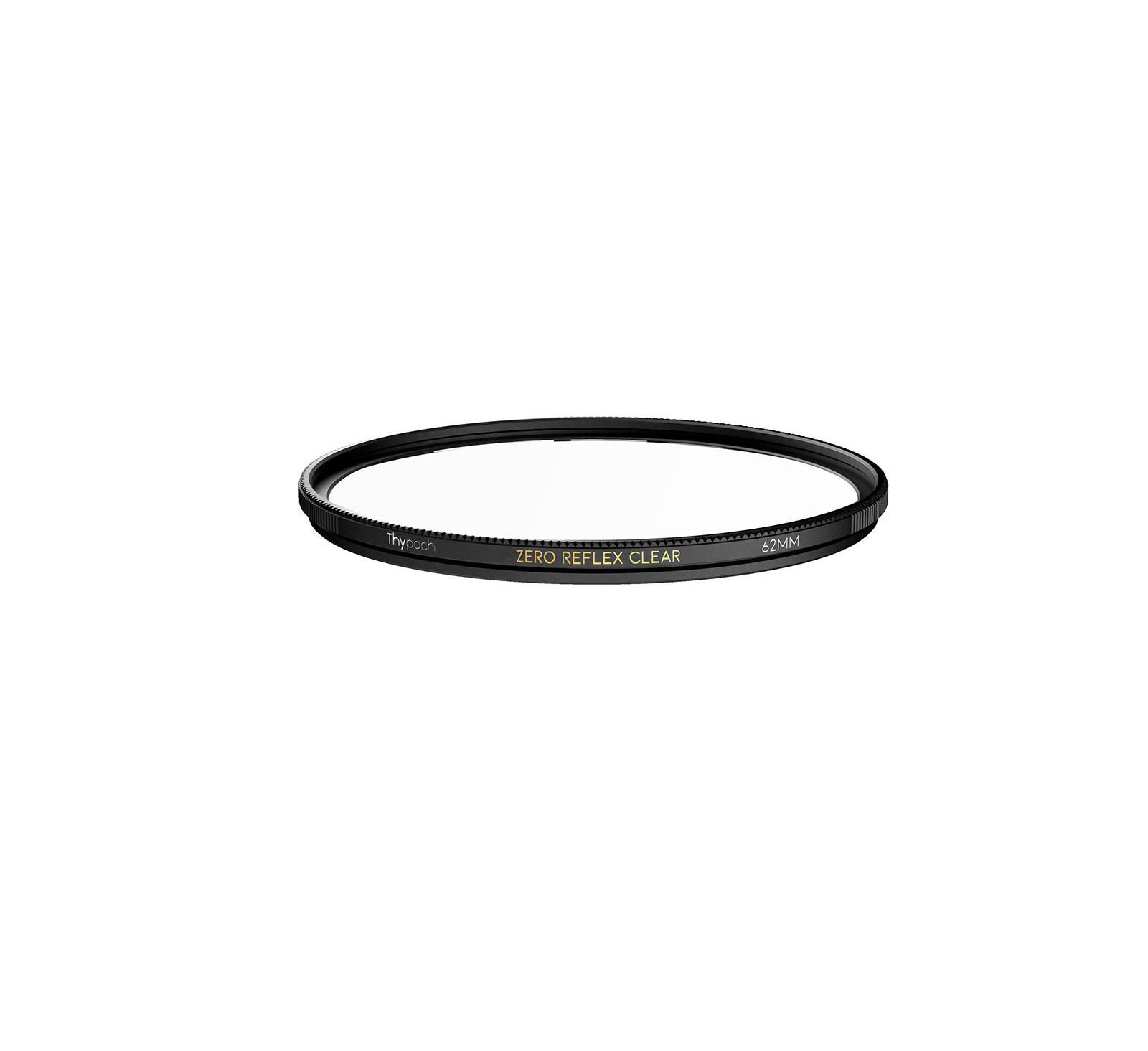 THYPOCH 62mm Zero Reflex Ultra-Slim Aluminum Clear Filter