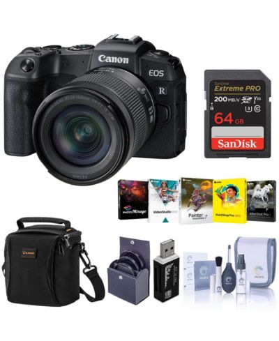 Зеркальная беззеркальная камера Canon EOS RP 26.2MP с объективом RF 24-105mm F4-7.1 IS STM и набором аксессуаров