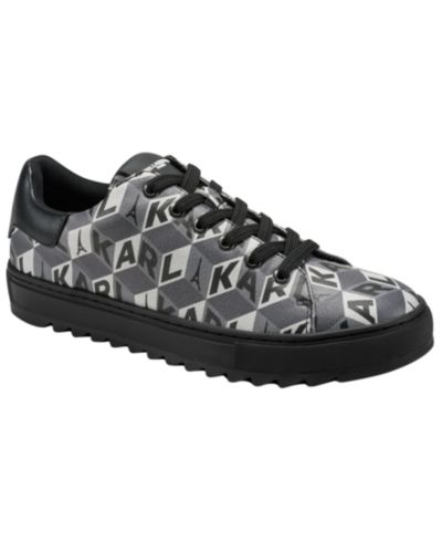 Karl Lagerfeld Men's Michel Logo Lace-Up Sneakers