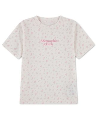 Детская футболка abercrombie kids Toddler Girls' 2T-5T с принтованным логотипом