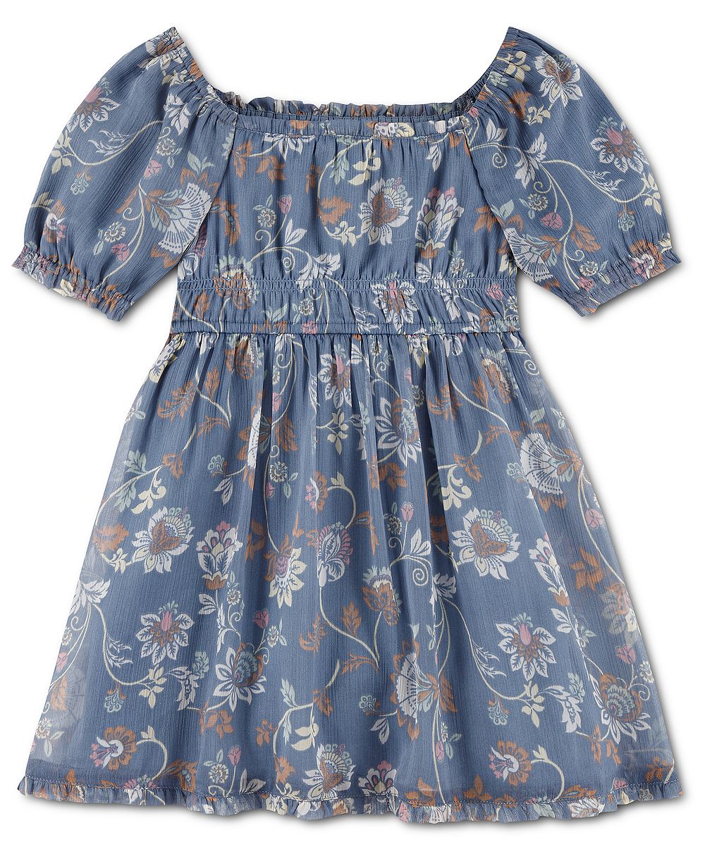 Платье abercrombie kids Babydoll Mini Short-Sleeve для девочек 2T-5T
