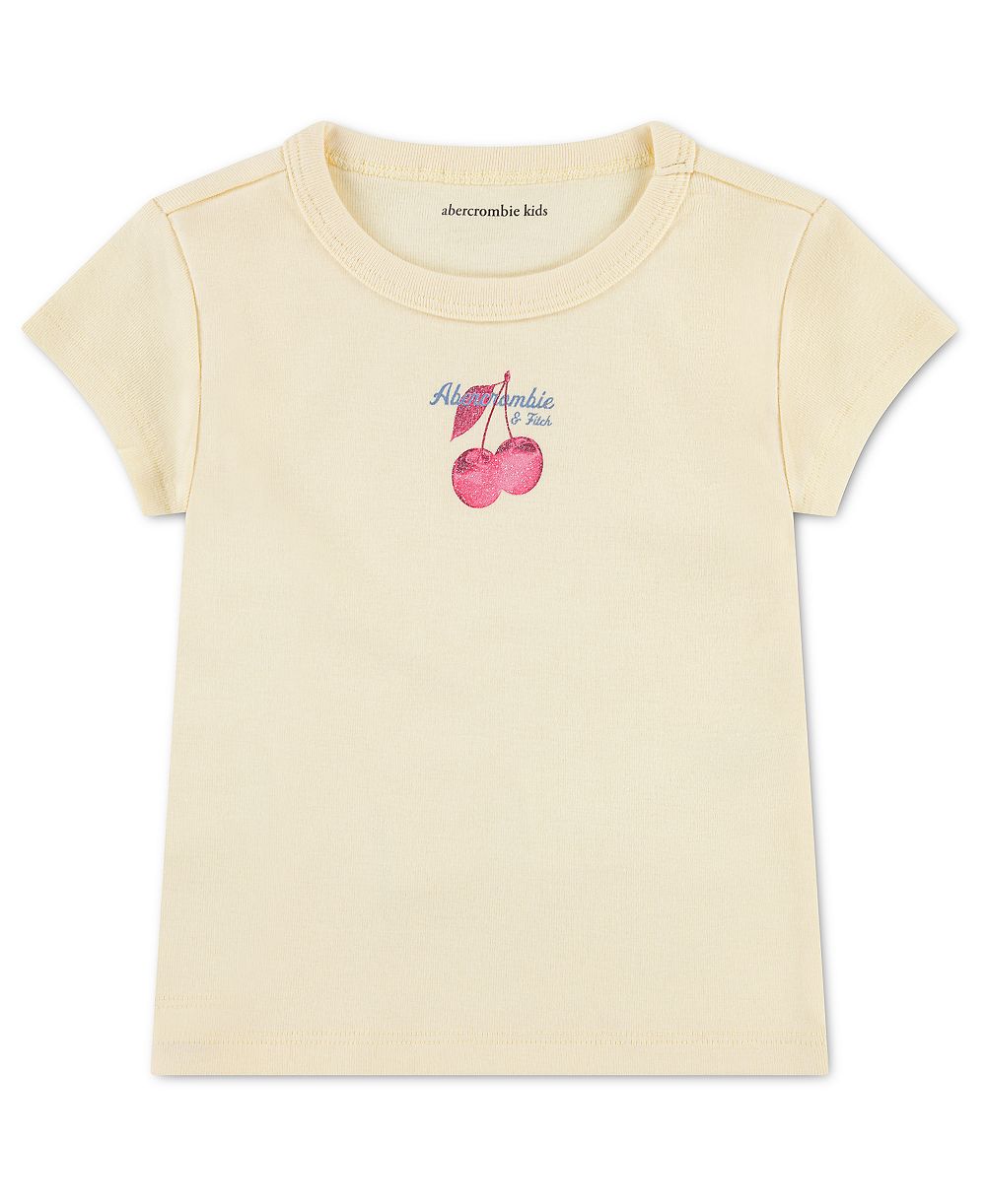 Детская футболка abercrombie kids с принтом вишни