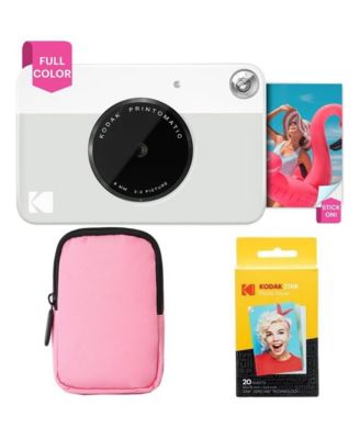 Kodak Printomatic комплект мгновенной фотокамеры с розовым мягким чехлом и 20 упаковками бумаги Zink