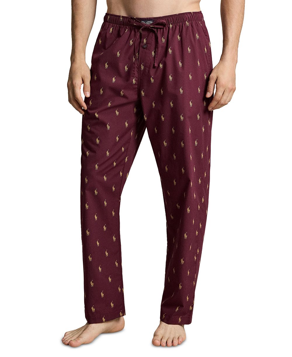 Polo Ralph Lauren Men's Woven All Over Polo Player Pajama Pants