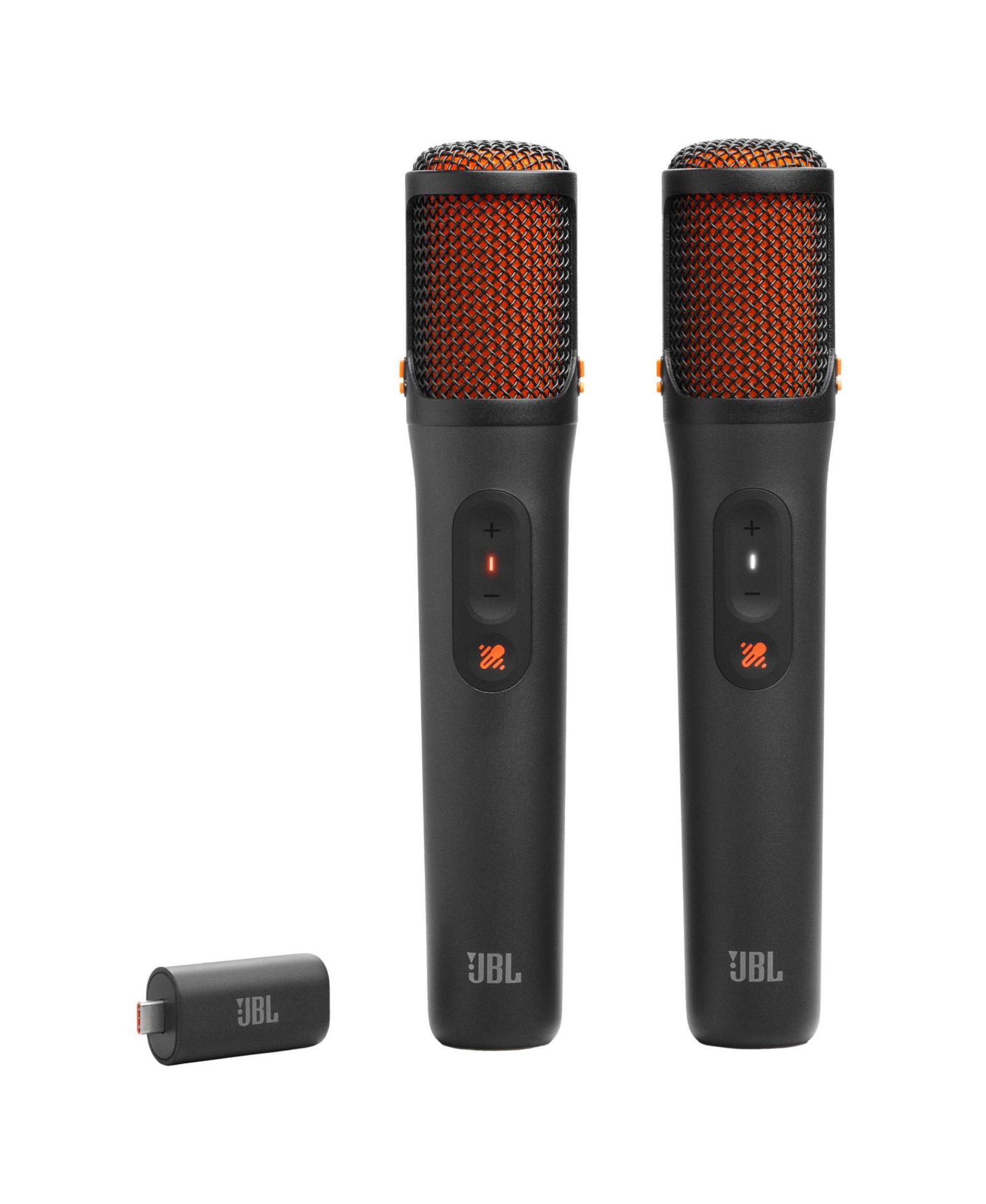 JBL EasySing Dual-Microphone Wireless AI Vocal Removal Microphones, 2-Pack