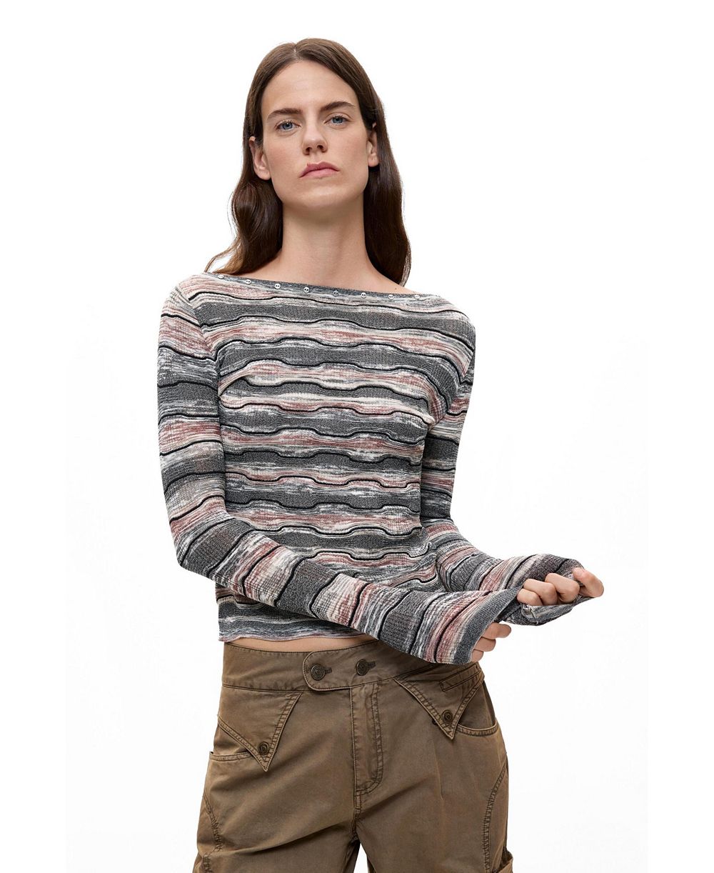 Desigual Women's Fine striped sweater