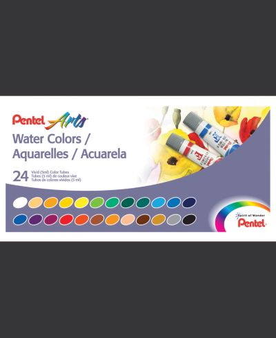 Набор акварельных красок Pentel, 24 шт