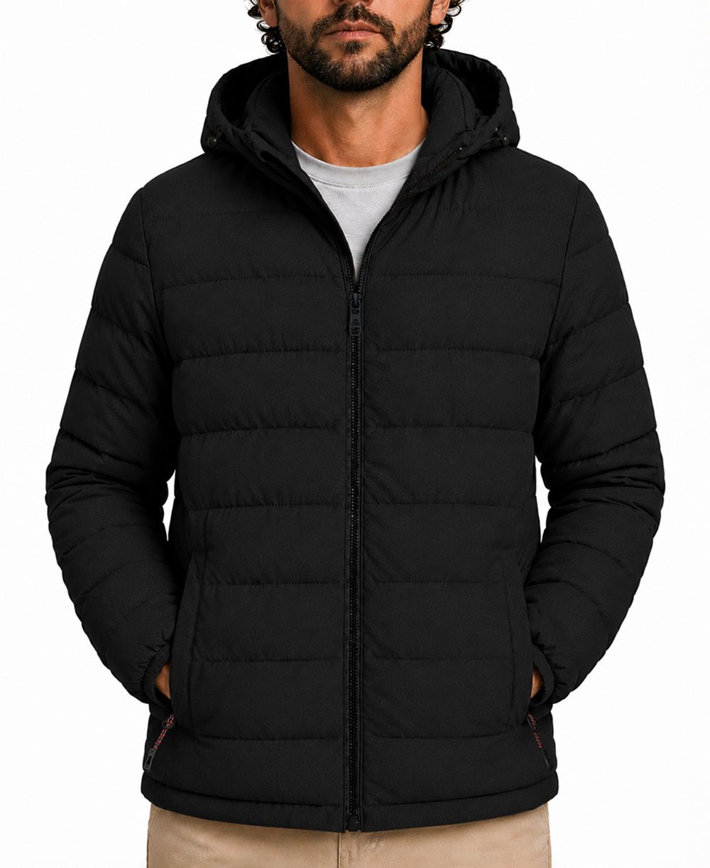 Hawke & Co. Men's Stretch Insulated Hooded Puffer Jacket