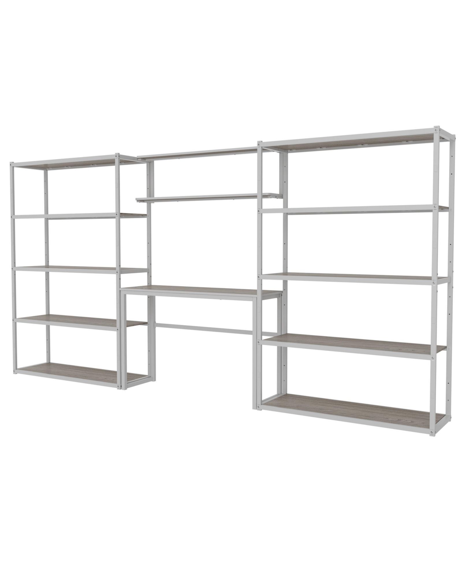 Система хранения и рабочая станция для гаража Heavy-Duty, White (144.2 in. W x 71.1 in. H x 15.7 in. D)