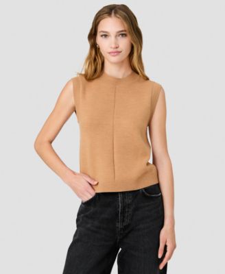 French Connection Women's Babysoft Vertical Tick Sleeveless Top
