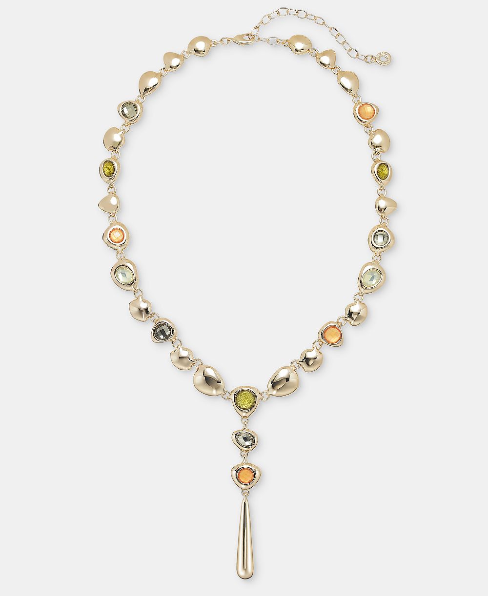 Anne Klein Ожерелье-лариат Stone Pebble 16" + 3" extender