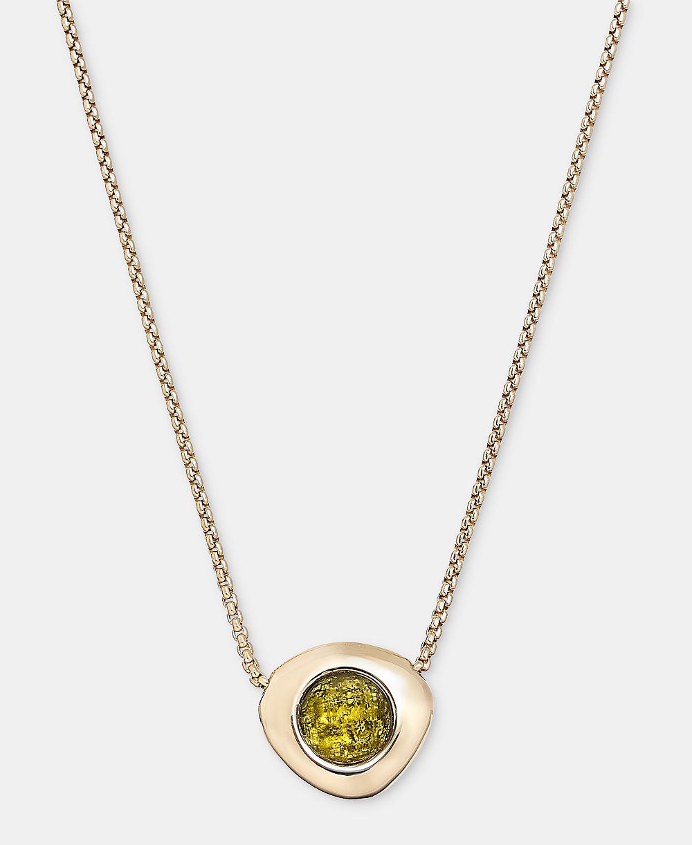 Подвеска-ожерелье Anne Klein Stone Pebble Pendant, 16" + 3" extender