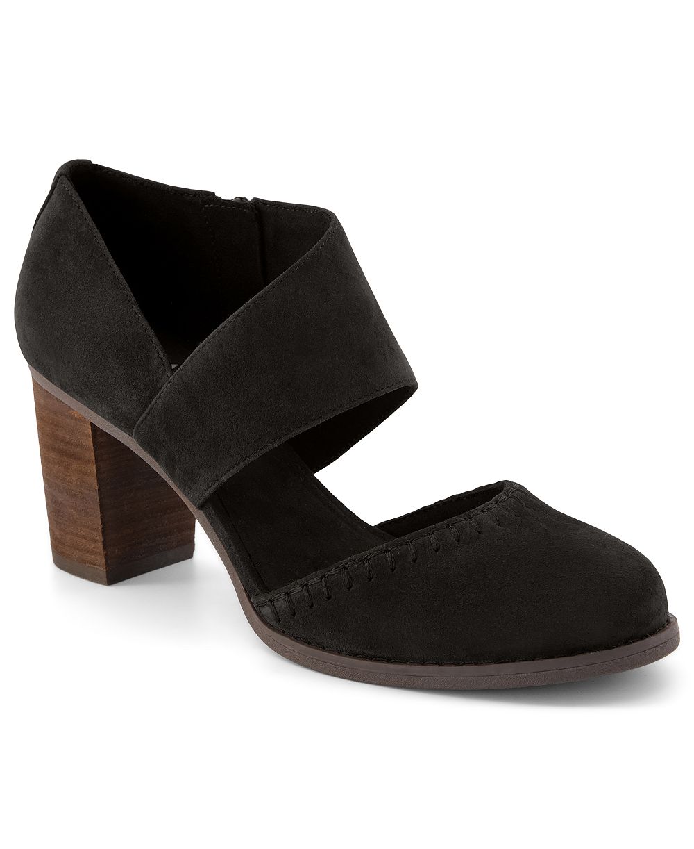TOMS Women's Milan Nova Heel Zipper Pumps