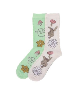 Shrek Женские носки Donkey Flora Patterns 2-Pair