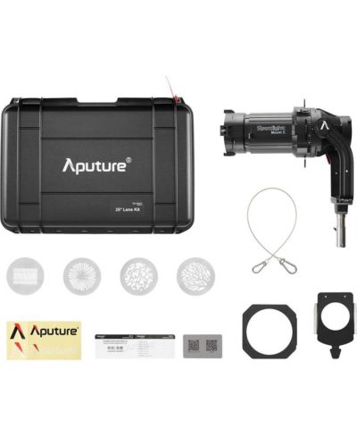 Aputure Spotlight Mount II Projection Lens Modifier Kit with 26 Degree Lens