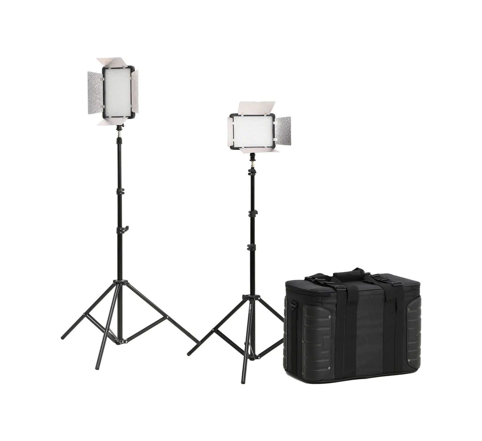 Godox LED500LRC Bi-Color 2-Light LED Video Kit