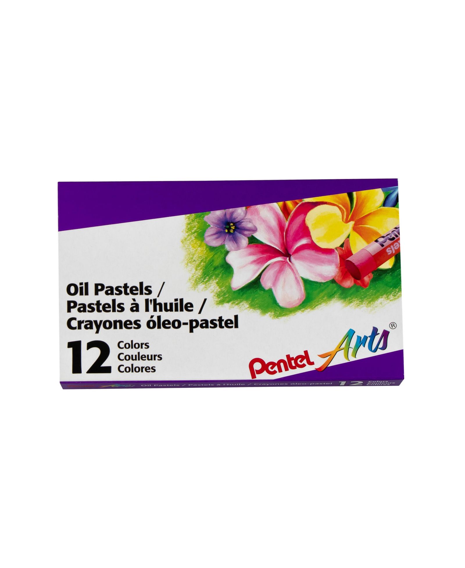 Набор масляной пастели Pentel, 12 цветов, упаковка из 12 шт.
