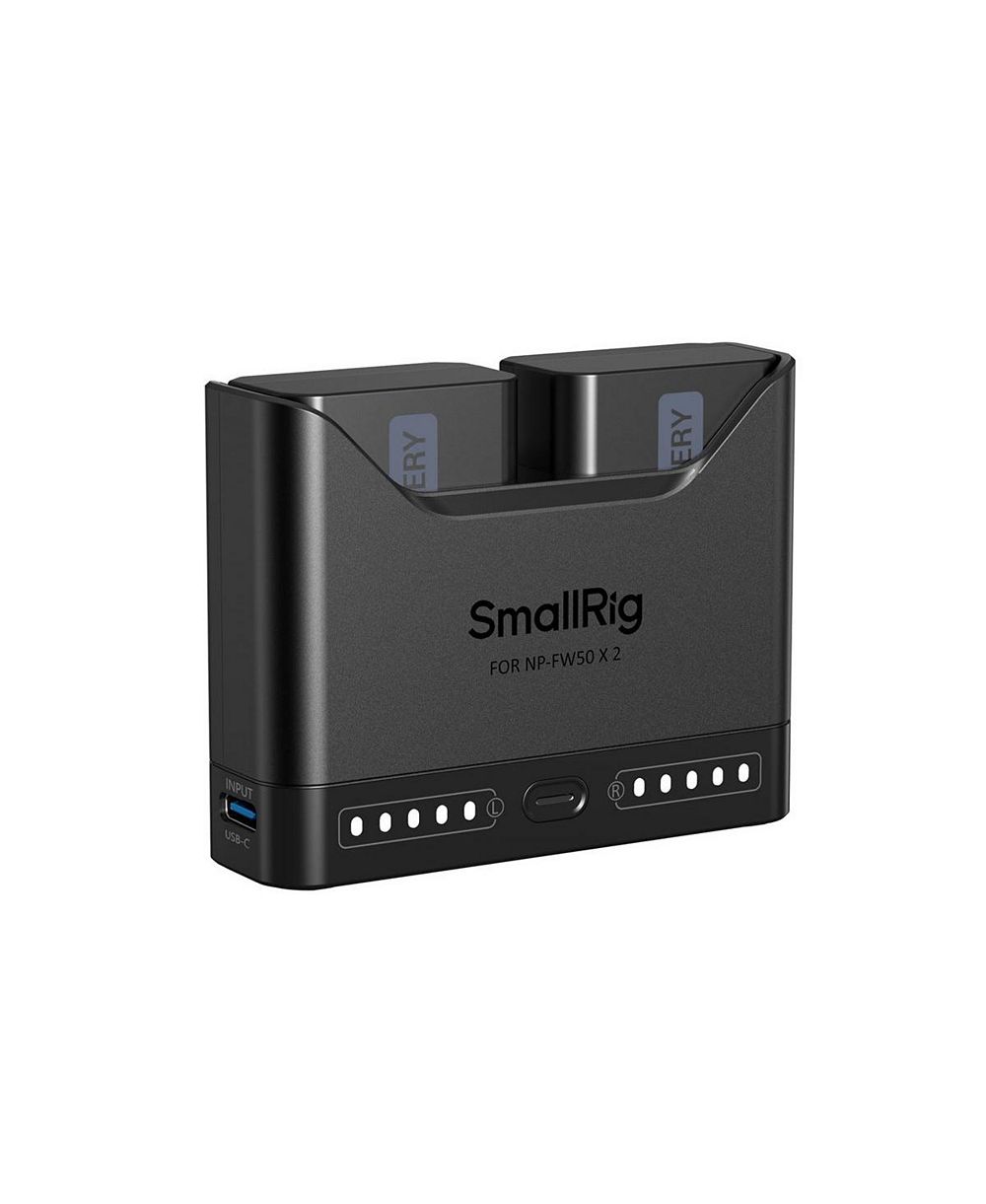 SmallRig 5488 Dual-Channel Fast Charging Camera Battery Charger for Sony NP-FW50